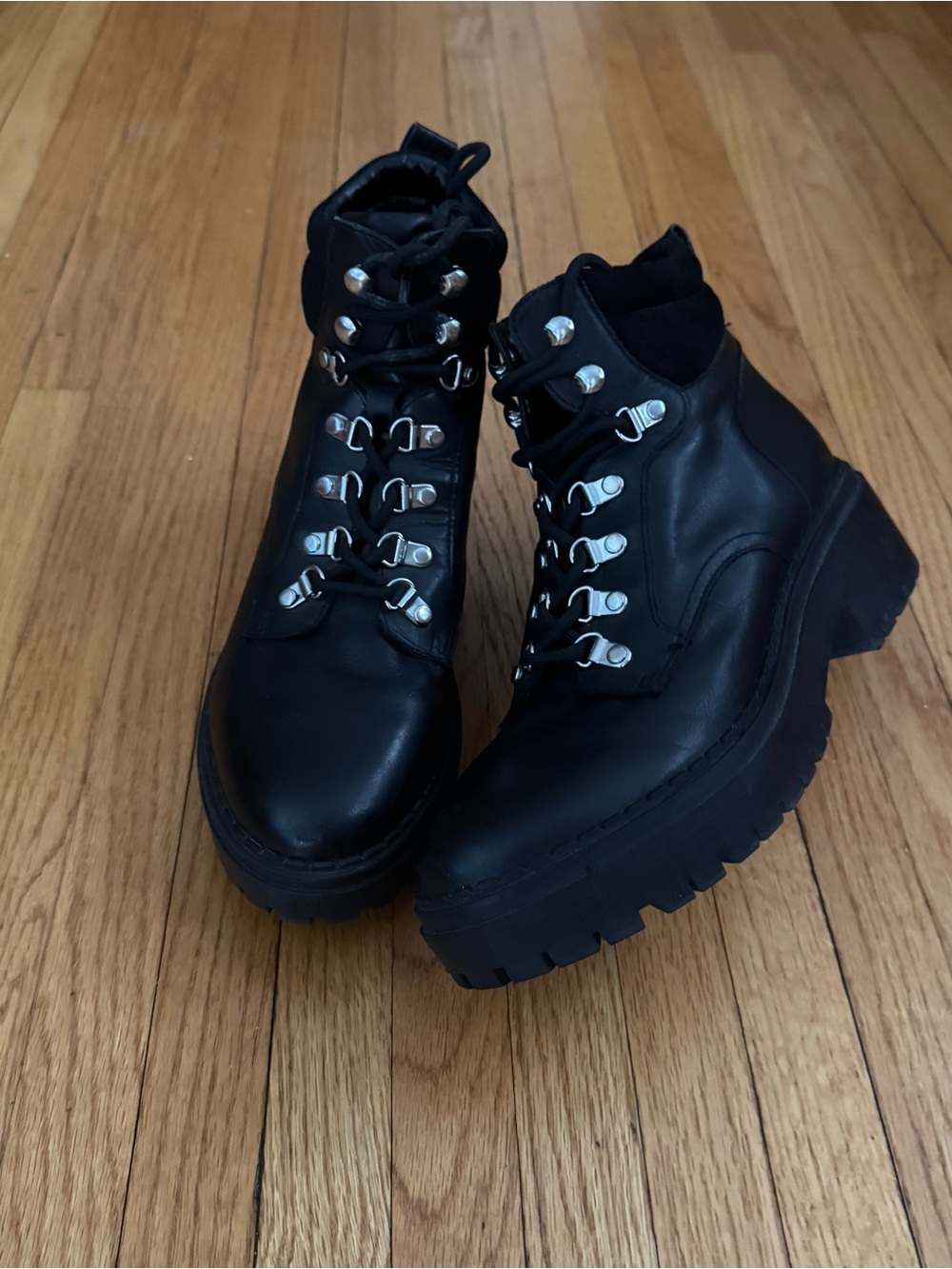 Marc Fisher Black Leather Boot - Picture 2 of 8